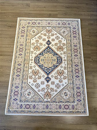 Tapete - Modelo Turco - Bege - 1,40 x 2,0MT