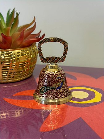 Sino - Latão - Vermelho, Dourado e Colorido