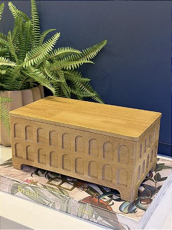Caixa Decorativa - Bambu - 16cmX28cm