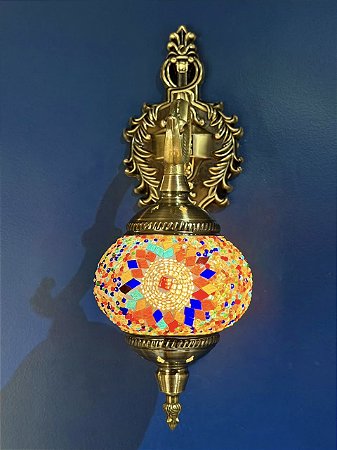 Arandela Turca - Bivolt - Médio - Colorida