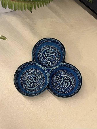 Petisqueira - Cerâmica - Turquia - Azul