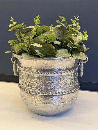Cachepot em Alumínio - 21CM