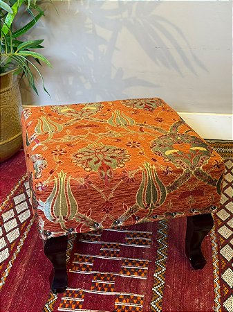Banqueta Jacquard Turquia -Terracota