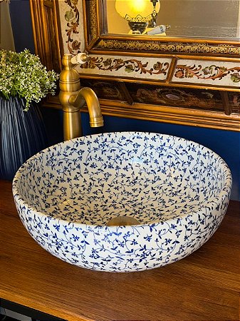 Cuba Sobrepor - Fundo Branco - Azul