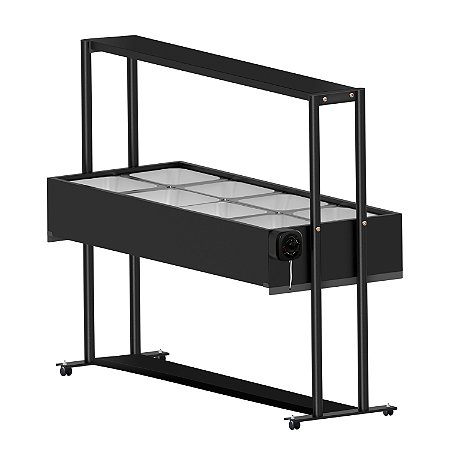 Buffet térmico aquecido 8 cubas com tampa 220V