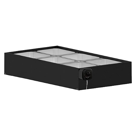 Buffet térmico de Mesa aquecido 6 cubas com tampa 127V