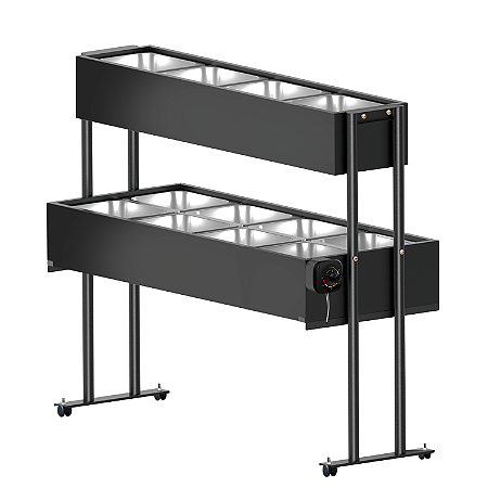 Saladeira Resfriamento Com Gelo-X para Buffet 8 Cubas