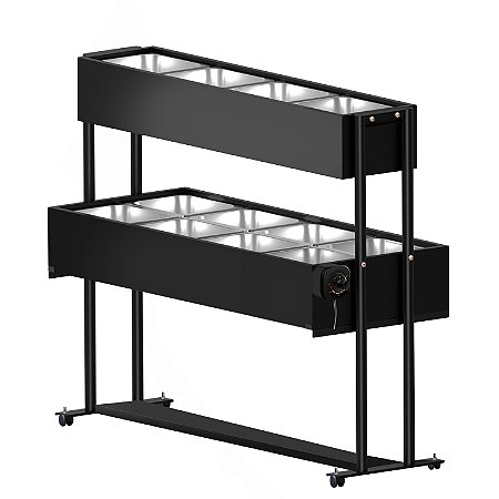 Saladeira Resfriamento Com Gelo-X para Buffet 8 Cubas