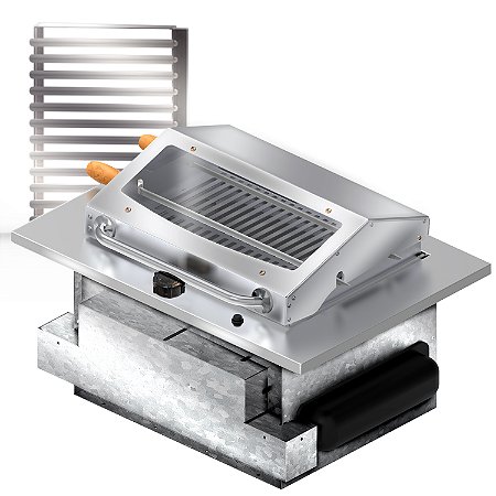 Churrasqueira Cooktop à Gás de Embutir GN