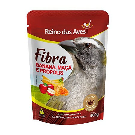 FIBRA MAÇÃ, BANANA E PRÓPOLIS - 500g