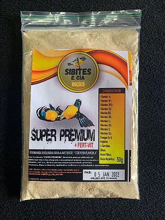 Racão para Sibite super premium