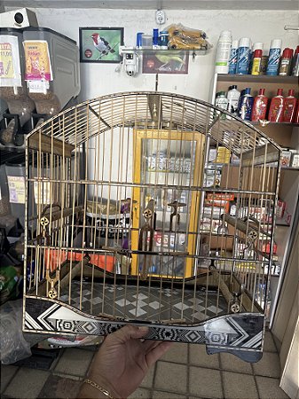 gaiola super luxo para trinca ferro