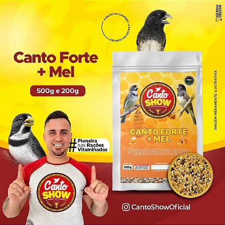 canto forte com mel 500g