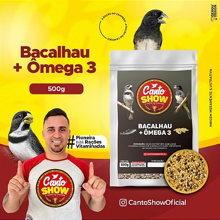 canto forte com  óleo de bacalhau 500g