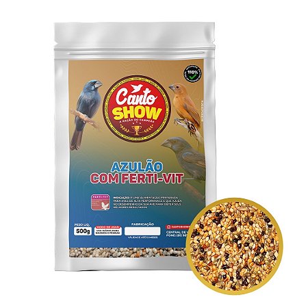 azulão com ferti-vit 500g