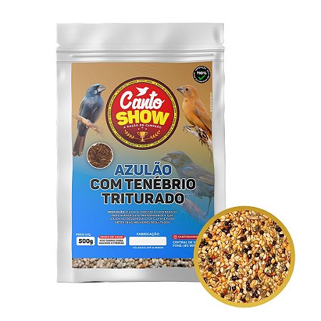 azulão com tenebrio 500g