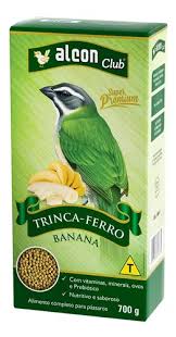 Ração Extrusada Alcon Club Trinca Ferro Sabor Banana 700g