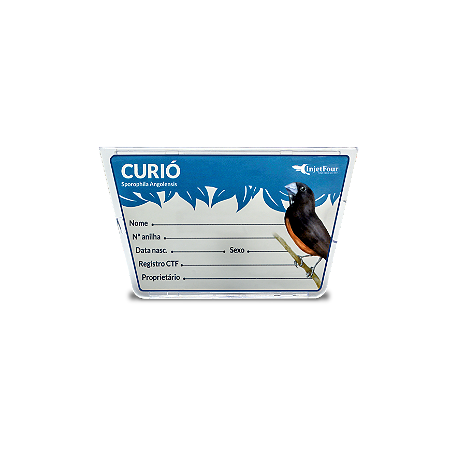 Placa De Identificação Curió
