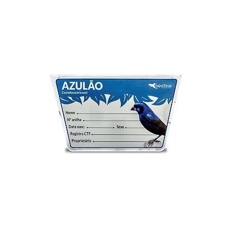 Placa De Identificação Azulão