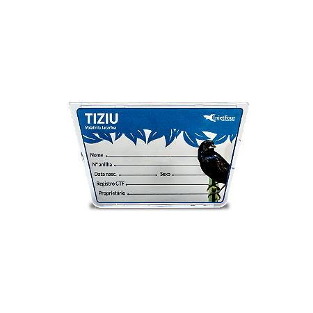 Placa Identificação Tiziu