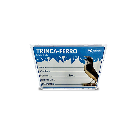 Placa De Identificação Trinca Ferro