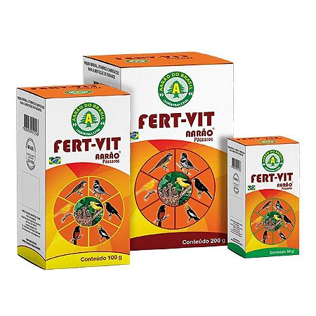 FERT-VIT AARÃO (50g) PÓ +  PLACA DO CANAL  DE BRINDE