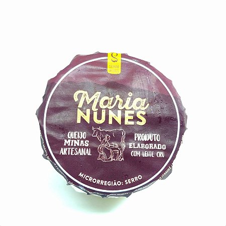 Queijo Maria Nunes - Peça - 800g - Serro