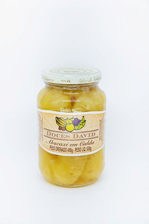 Abacaxi em Calda - 400g - Doces David