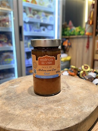 Abóbora com Coco Diet - 390g - Essência do Vale