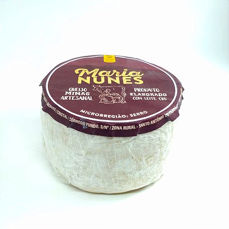 Queijo Maria Nunes - 1/2 Peça - 400g - Serro