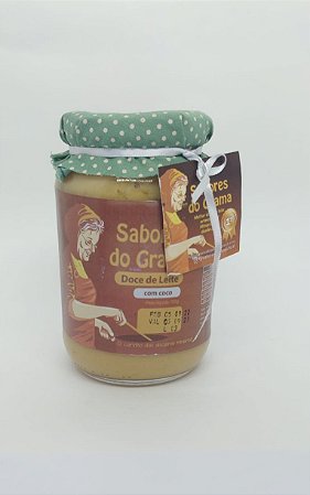 Doce de Leite - Côco - 700g - Sabores do Grama