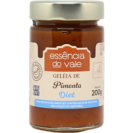 Geleia Diet - Pimenta - 200g - Essência do Vale
