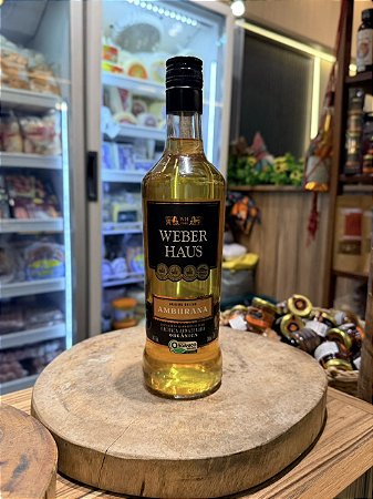 Cachaça Weber Haus Orgânica - Amburana - 700ml