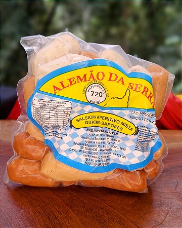 Mix Salsicha Aperitivo - 250g - Alemão da Serra