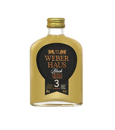Cachaça Weber Haus -  Black Premiun - 160ml