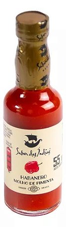 Molho Pimenta Habanero - 55ml - Sabor das Indias