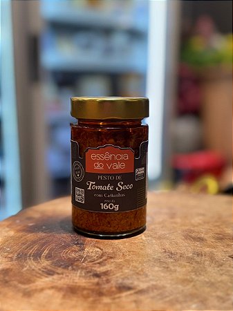 Pesto Tomate Seco c/ Castanhas - 160g - Essência do Vale