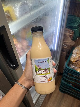 Iogurte Integral - Laranja, Cenoura e Mel - 500ml - Fazenda Atalaia