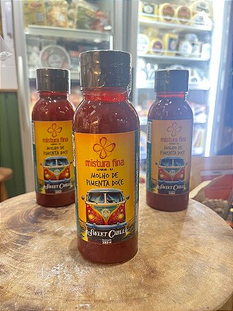 Molho Sweet Chili (Gengibre e Pimenta) - 300ml - Mistura Fina