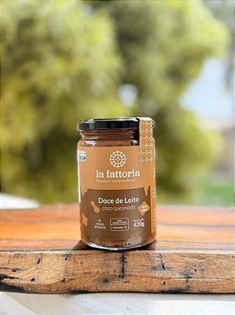 Doce de Leite - Coco Queimado - 420g - La Fattoria