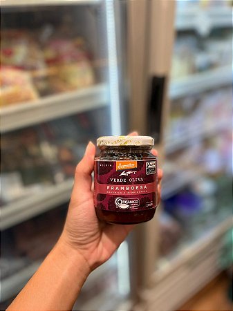 Geleia Orgânica e Biodinâmica  - Framboesa - 250g - Verde Oliva