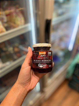 Geleia Orgânica e Biodinâmica - Mixed Berries - 250g - Verde Oliva