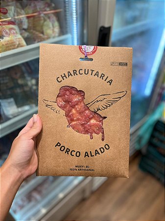 Bandeja Salame Saucisson - 100g - Porco Alado