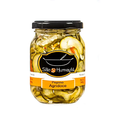 Pepino Agridoce - 240g - Sítio Humaytá