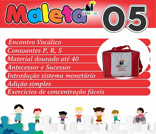Maleta 05 - Kit com 30 Pastas