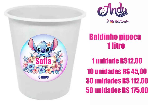 Baldinho pipoca
