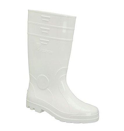 Bota PVC Cano Longo Branca BPCL11 - Soccorro Equipamentos de Proteção