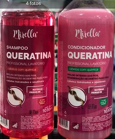 QUERATINA SHAMPOO E CONDICIONADOR
