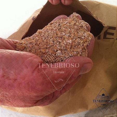 Farelo/Ração  Para Tenebrio Molitor e Tenebrio Gigante