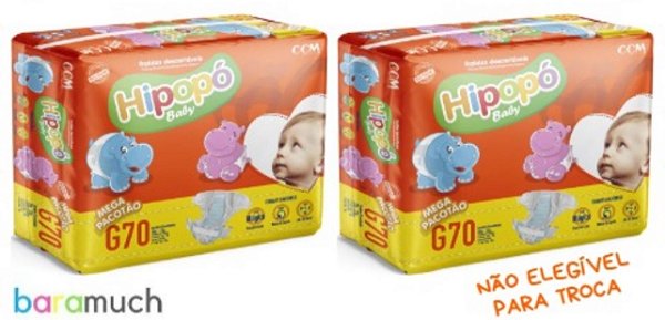 140 fraldas G Hipopó Baby